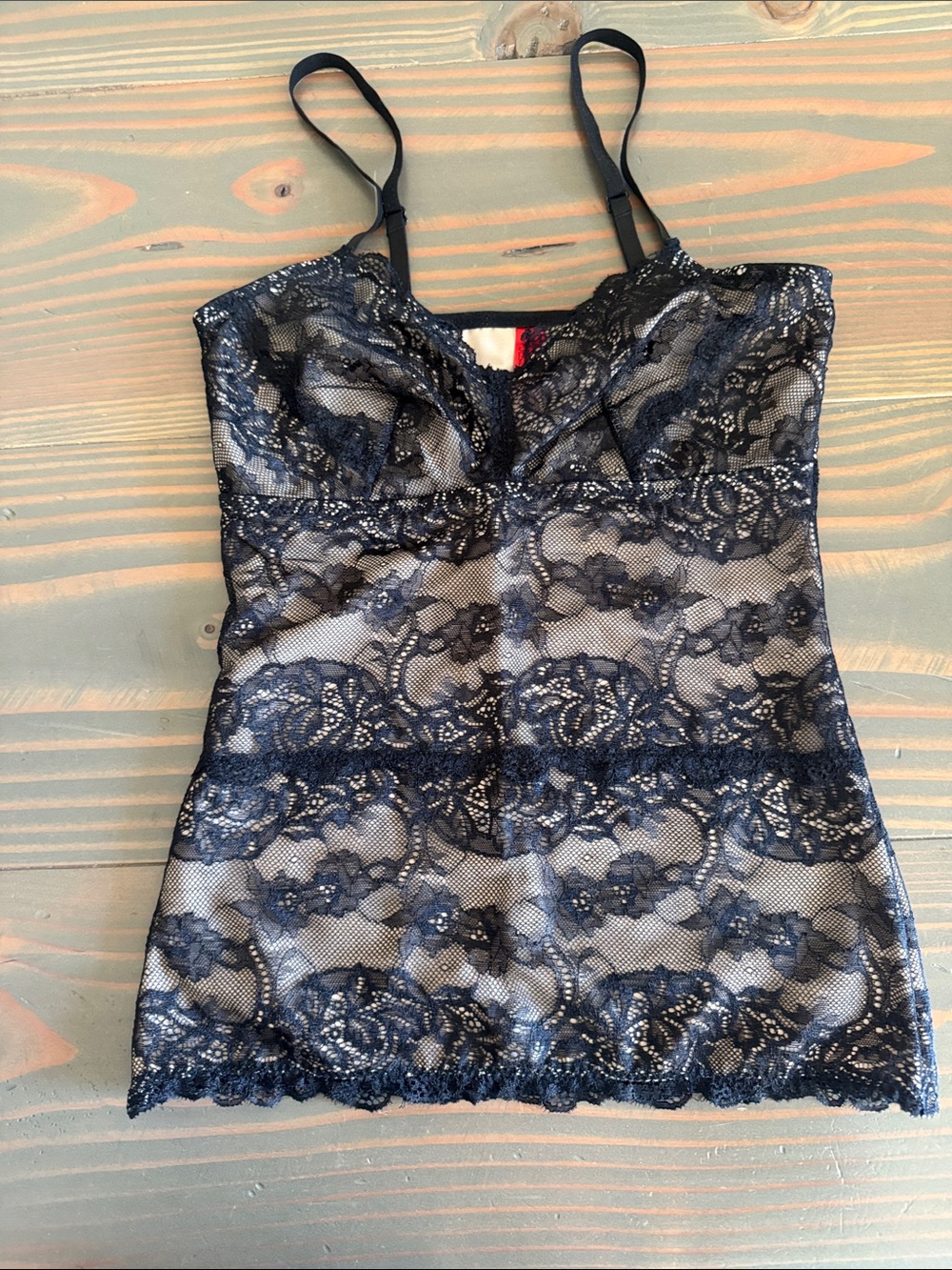 Skinnygirl NWOT Black Lace Camisole Tank Top